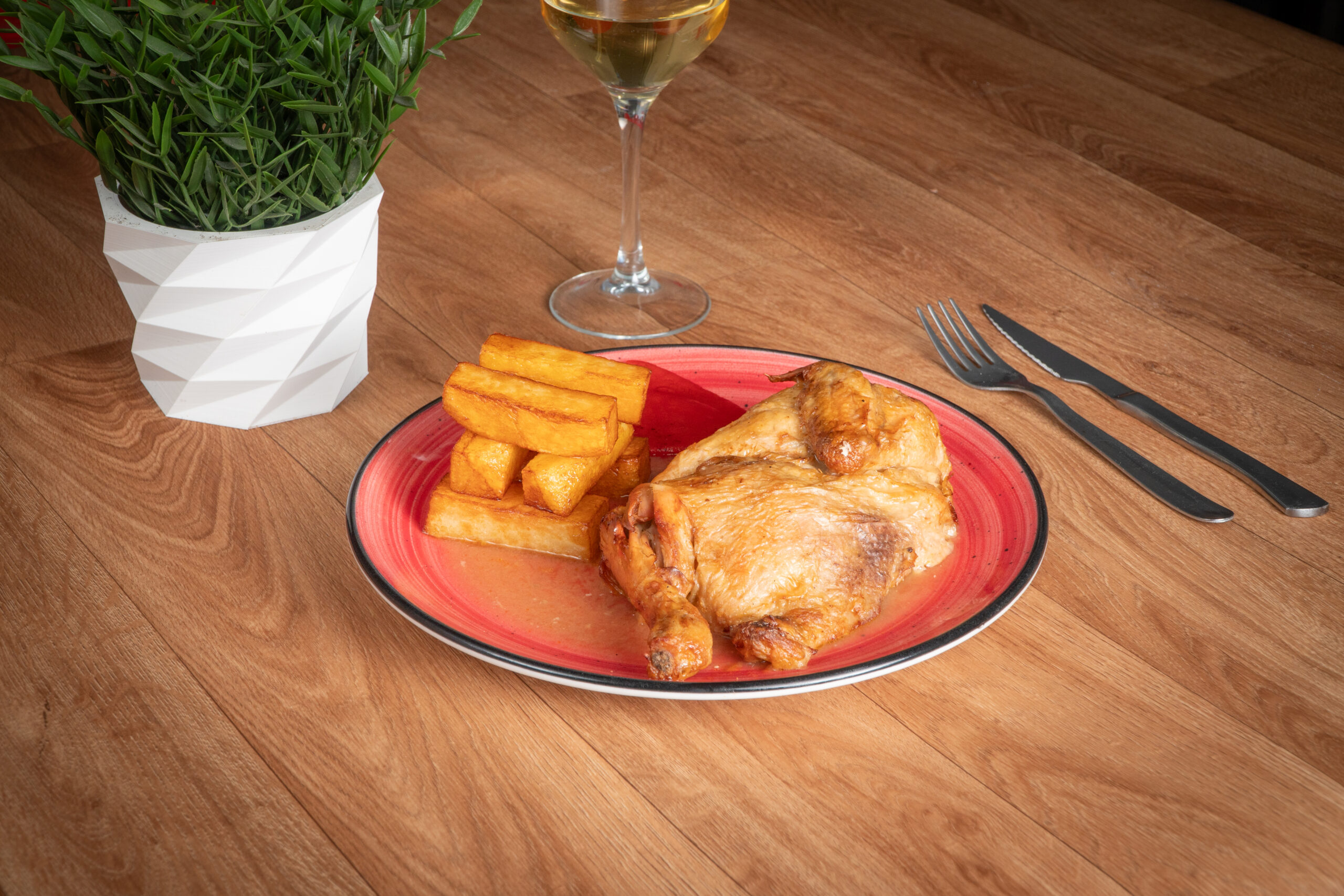 DSC08825 POLLO ASADO AL LIMÓN 500 g (1/2 pollo) - Imagen 1