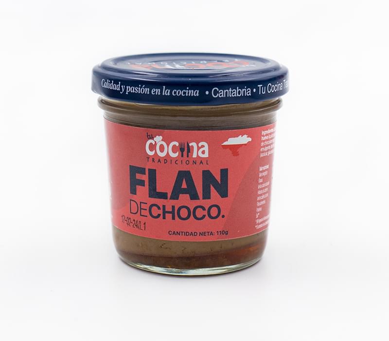 Flan de chocolate 110g - Imagen 1
